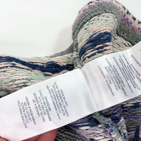 Chaps Sweater Vest Women Medium Button Up Fair Isle Grant Grandma Cozy Canincore - Picture 7 of 10